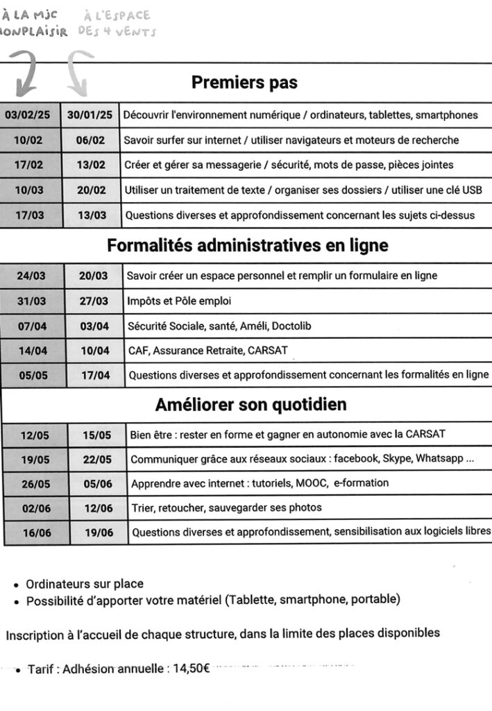 CIL Monplaisir - Animations : MJC et ALDIL Stage Autodefense Numerique
