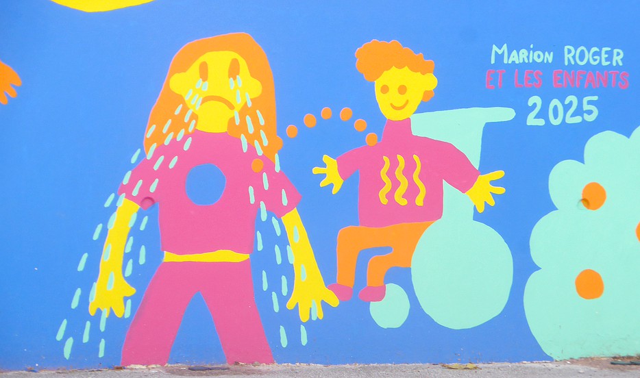 CIL Monplaisir - Fresque à l'Ecole Simone Signoret