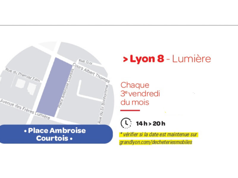 CIL Monplaisir - Ouverture des déchetteries mobiles