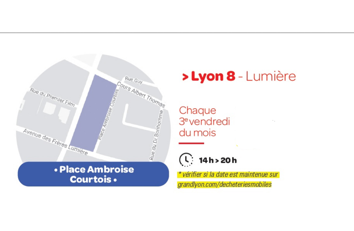 CIL Monplaisir - Ouverture des déchetteries mobiles
