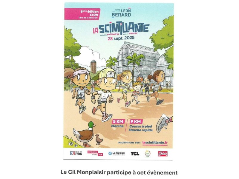 Affiche course La Scintillante Edition 2025