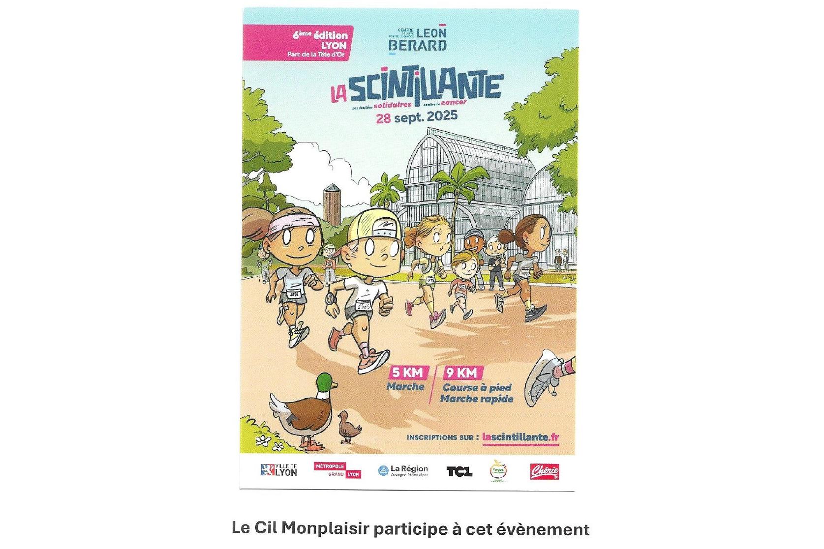 Affiche course La Scintillante Edition 2025